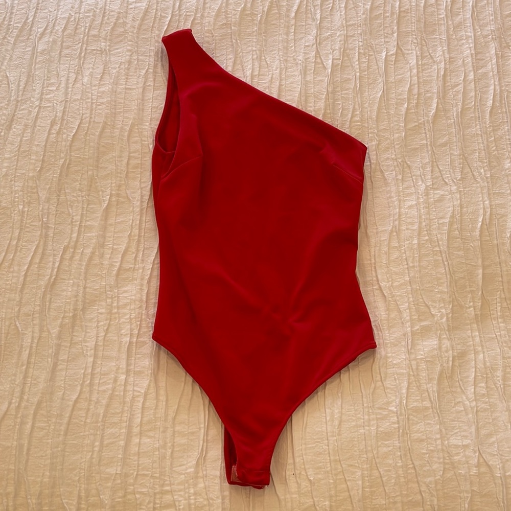 Free People One Shoulder Bodysuit